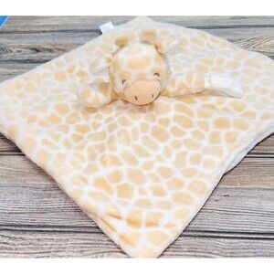 Carters Plush Giraffe Pacifier Keeper Lovey Security Blanket Toy